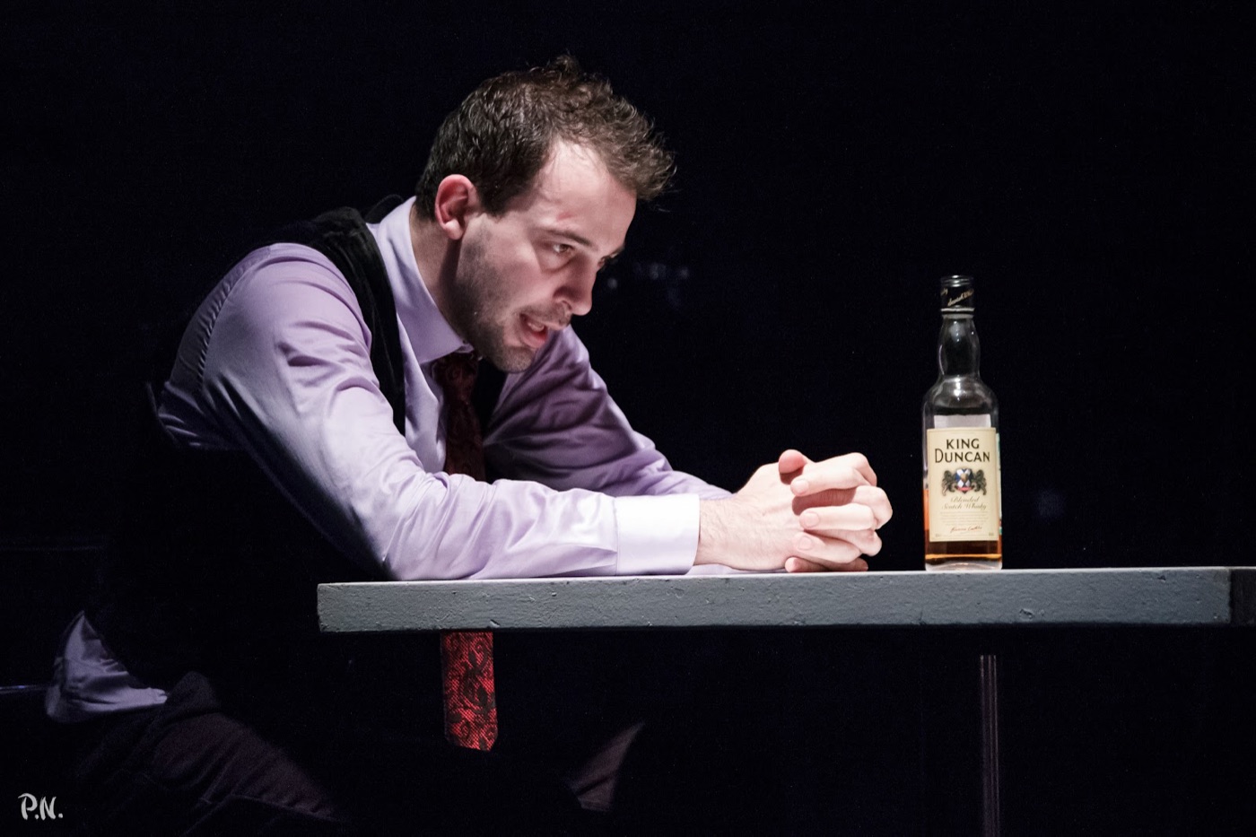 Actor at the table